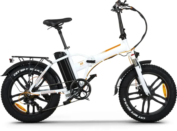 Fat-Bike Bicicletta Elettrica Pieghevole 36V a Pedalata Assistita 20″ 250W Urban Bike Bianca Online
