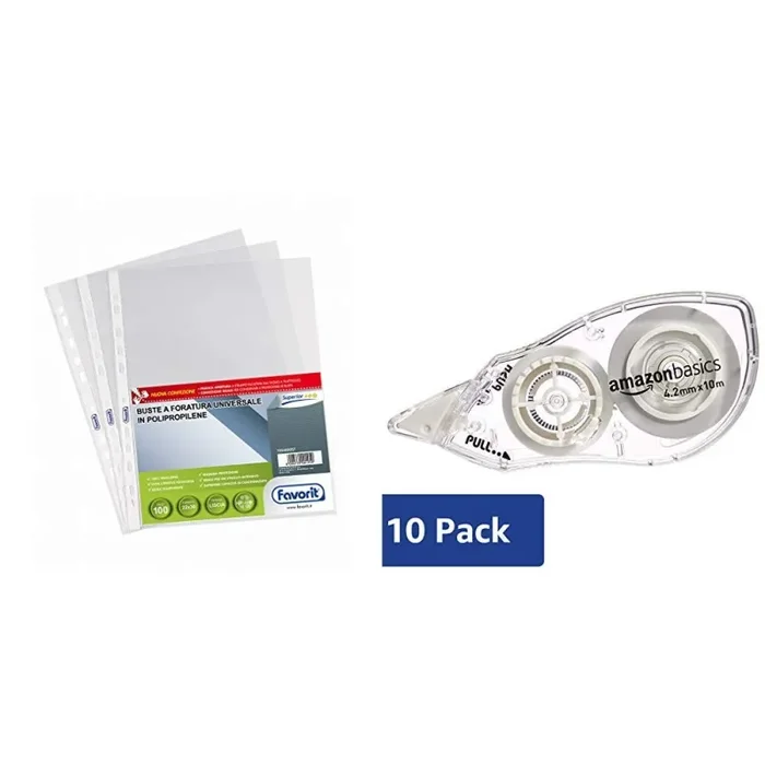 Favorit 100460057 Buste a Foratura Universale, Formato Interno 22×30 cm,… Vendita calda online