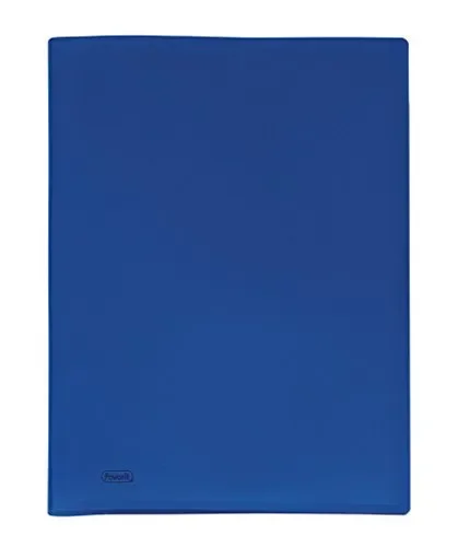 Favorit 100460321 Portalistino con 100 Buste Formato Interno 22×30 cm, Blu