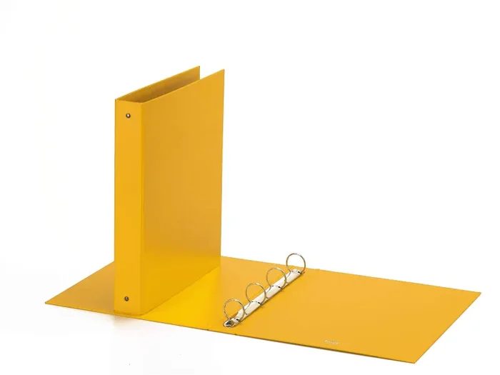 Favorit Raccoglitore, 22 x 30 cm, 4 Anelli Tondi da 30 mm, Giallo