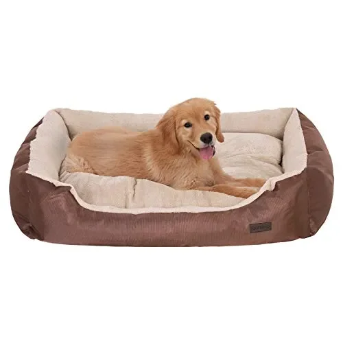 FEANDREA Cuccia Letto per Cani Reversibile, 85 x 65 x 21 cm, 85 x 65 x 21 cm