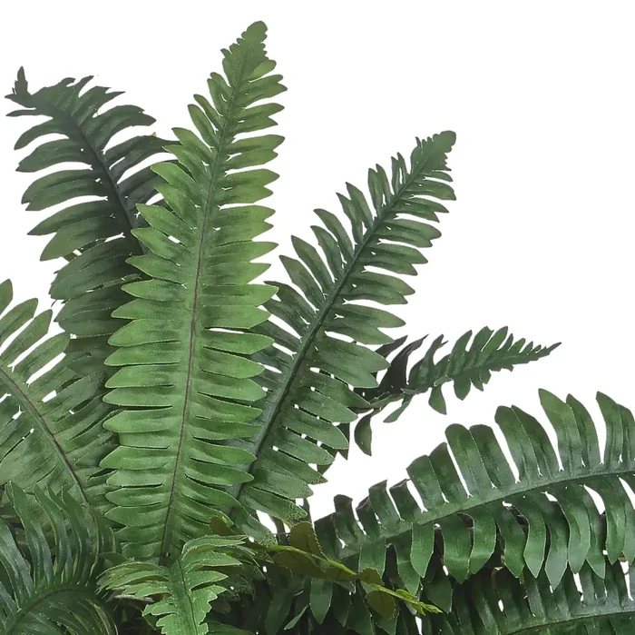 Felce Boston Artificiale Composta da 4 Gruppi e 49 Foglie Altezza 67 cm Verde Saldi - immagine 3