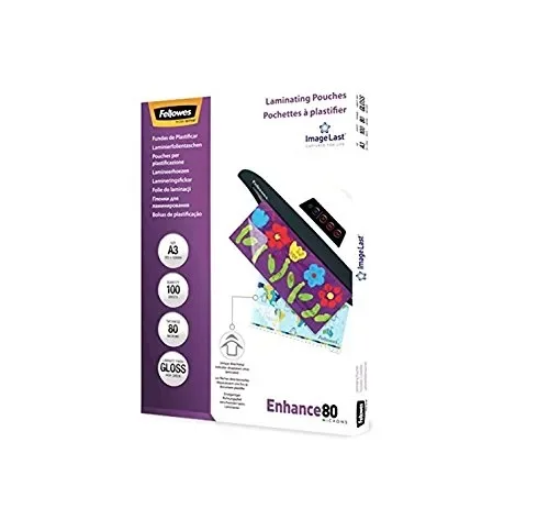Fellowes 5306207 Pouches Lucide Enhance80, Formato A3, 80 Micron, 125 my - immagine 2