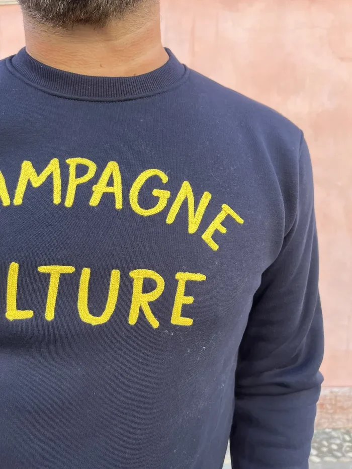 FELPA CHAMPAGNE CULTURE - immagine 3