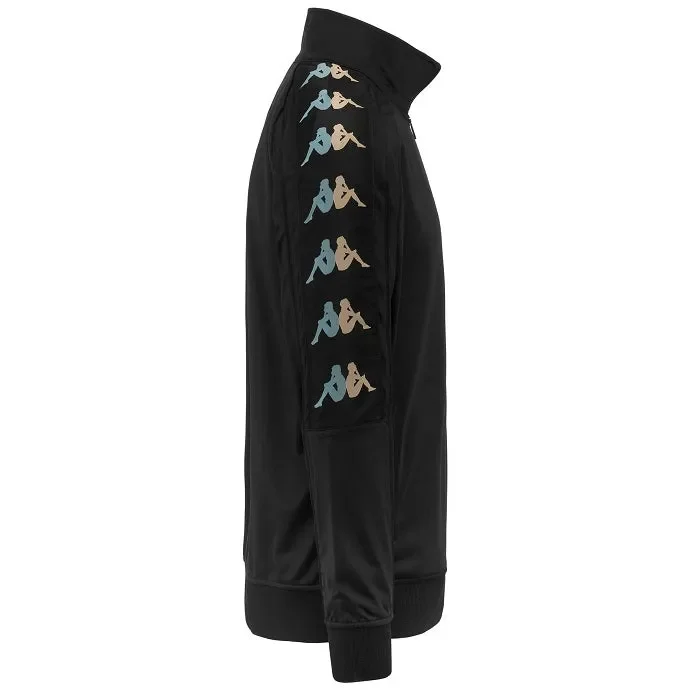 Felpa con apertura con zip da uomo in tricot garzato Kappa art 32162MW A0F 222 colore foto misura a scelta - immagine 2