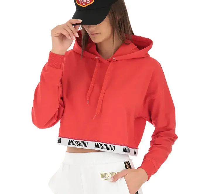 Felpa donna Moschino art ZUA1721 9004 0113 colore rosso misura a scelta