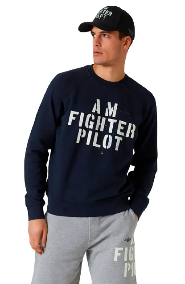 Felpa Girocollo Uomo Aeronautica Militare Art. 231FE1744F488