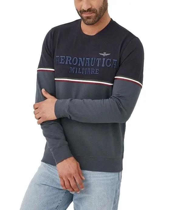 Felpa Uomo Aeronautica Militare Art 222FE1724F481 A-I 22 Colore a scelta Misura a scelta