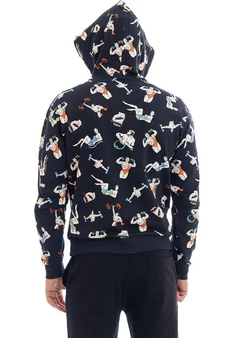 Felpa Uomo Moschino Art 1713 8114 A-I 22 Colore Foto Misura a scelta - immagine 3