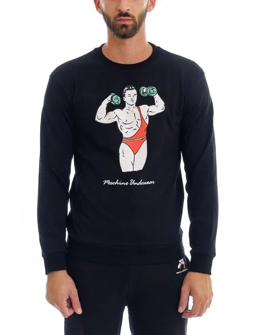 Felpa Uomo Moschino Art 2221 A1725 8123 A-I 22 Colore Foto Misura a scelta