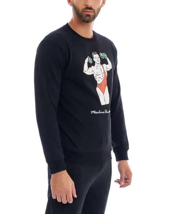 Felpa Uomo Moschino Art 2221 A1725 8123 A-I 22 Colore Foto Misura a scelta - immagine 2