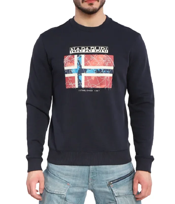Felpa Uomo Napapijri Art. NP0A4GZE P-E 23 Colore e misura a scelta - immagine 3