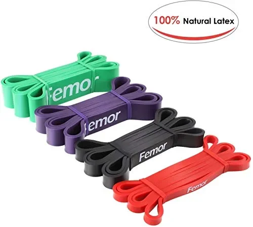 FEMOR Elastici Fitness 2080mm, Set da 4, Resistenza… - immagine 2