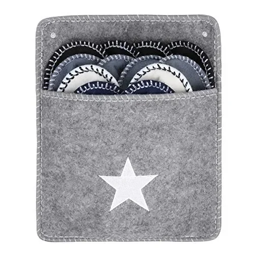 FEMOR Pantofole in Feltro per Gli Ospiti, Tallone Aperto Antiscivolo per… Moda - immagine 3