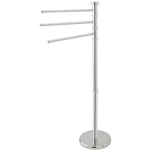 FERIDRAS 906002 Piantana Portasciugamani, 3 Bracci, Cromo, 6x23x37 cm