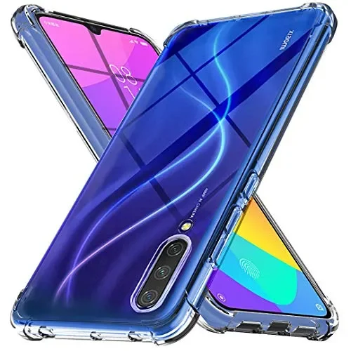 Ferilinso Cover per Xiaomi Mi 9 Lite Cover, [Rinforzare la Trasparente