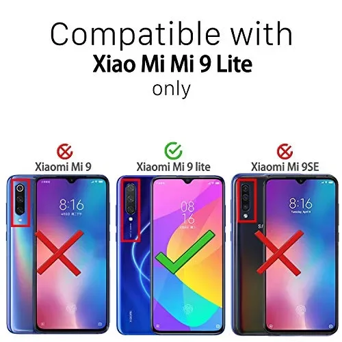 Ferilinso Cover per Xiaomi Mi 9 Lite Cover, [Rinforzare la Trasparente - immagine 2
