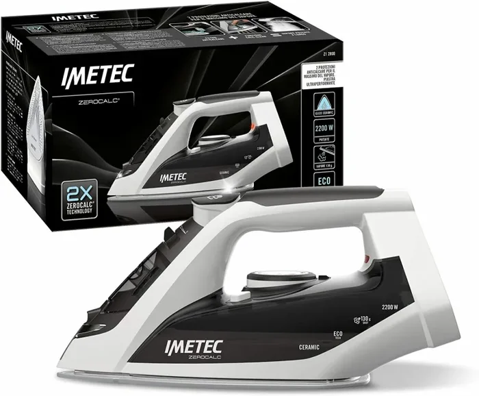 Ferro da stiro Imetec Z1 2800 ZeroCalc, Anticalcare, Piastra in ceramica 2200 W