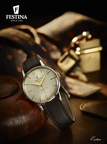 Festina Orologio Analogico Unisex con Cinturino in Pelle F20248/2 - immagine 2