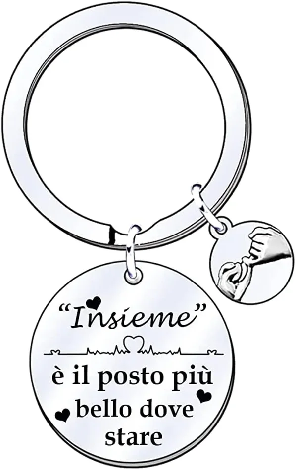 FGHJK Regalo San Valentino San Valentino per Lei Regalo San Valentino per Lui Portachiavi Personalizzato Regalo Fidanzato Fidanzata Regalo Coppia Portachiavi Coppia Idee Regalo Coppia