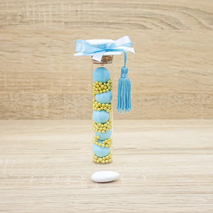 Fiala Portaconfetti Cappello Celeste