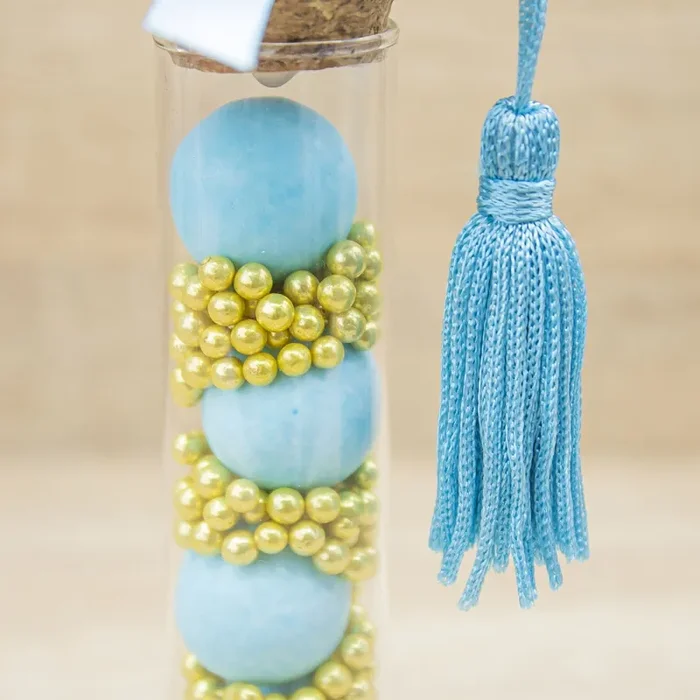 Fiala Portaconfetti Cappello Celeste - immagine 2