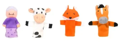 Fiesta Crafts – Set Marionette per Mano/Dita Pan di Zenzero - immagine 3