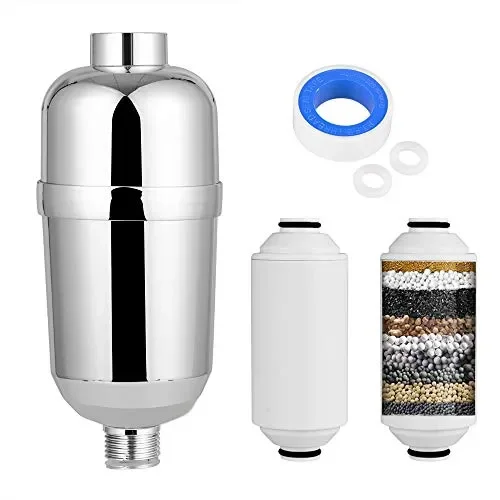 Filtro Doccia con 2 Cartucce Filtro, 15 Strati Universale Filtro… In saldo