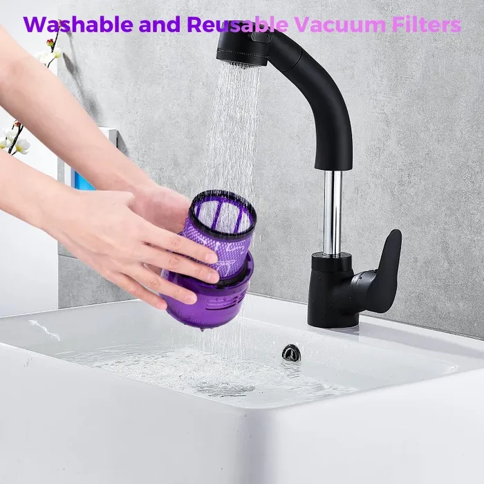 Filtro per filtri per Dyson V11,3 Pack di ricambio per aspirapolvere senza fili V11,Filtro per Dyson V15 V11 SV14 SV17 SV22 Detect Animal Absolute Extra Pro Torque Drive Vacuum,Sostituire# 970013-02 - immagine 2