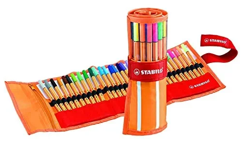 Fineliner – STABILO point 88 – Rollerset con 30 Colori assortiti