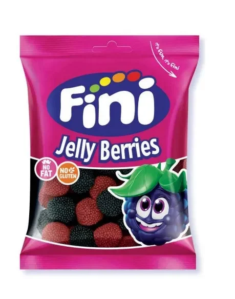 Fini Caramelle Gommose More e Lamponi Granellati 90 Gr In saldo