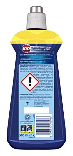 Finish Brillantante Additivo Lavastoviglie, Lemon, 2 x 500 ml - immagine 2