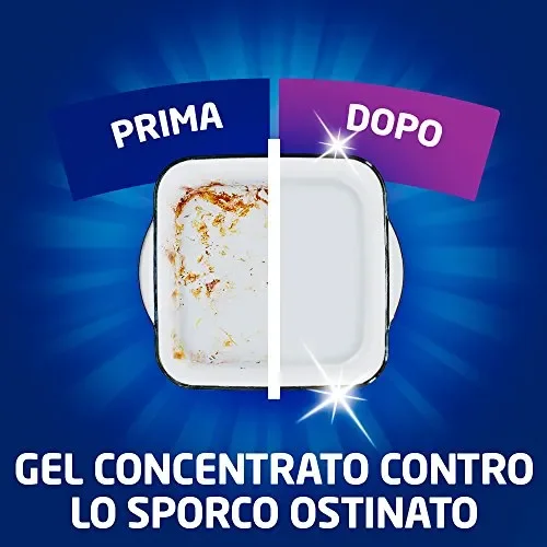 Finish Detersivo Lavastoviglie All in 1 Max Powergel, Limone, 96 3 x 650 ml - immagine 3