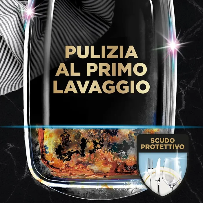 Finish Ultimate Infinity Shine Pastiglie lavastoviglie Lemon, 80 pastiglie per lavastoviglie Sconti - immagine 3