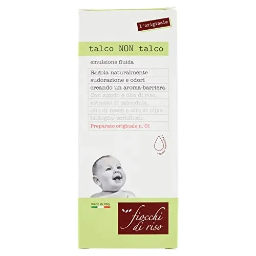 Fiocchi di Riso Talco Non Talco, Emulsione fluida, 120 ml 120