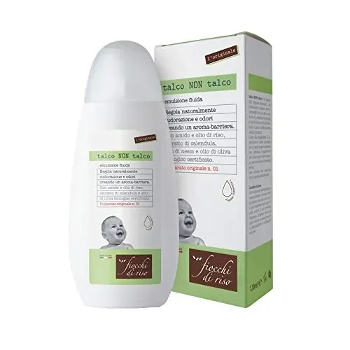 Fiocchi di Riso Talco Non Talco, Emulsione fluida, 120 ml 120 - immagine 2