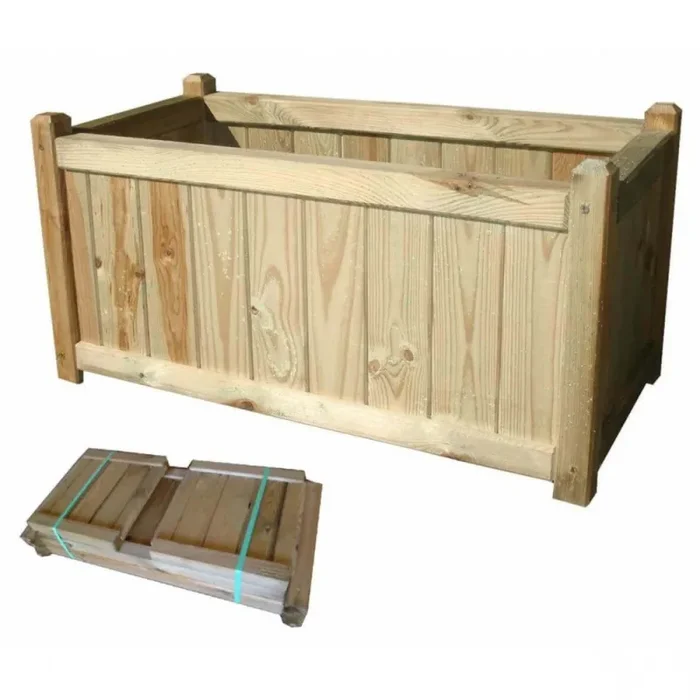 Fioriera 40x80x40 h cm in Legno Moda