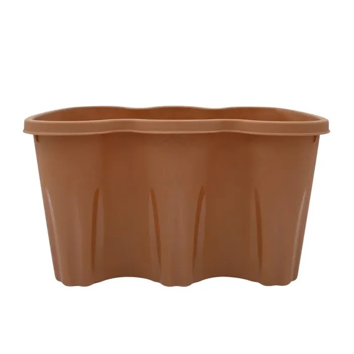 Fioriera da Balcone per Ringhiera in plastica Vaso Portafiori per Balcone