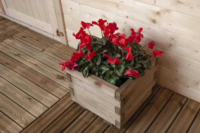 Fioriera da Giardino 40x40x32,5 cm in Legno - immagine 2