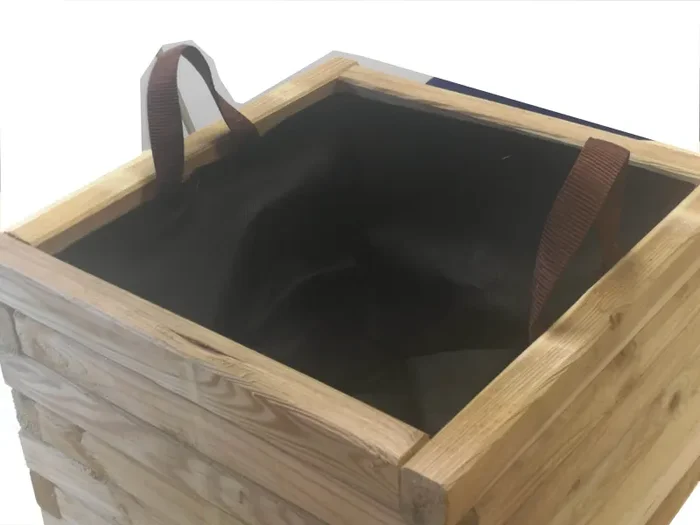 Fioriera da Giardino 40x40xh30,5 cm in Legno Impregnato - immagine 2