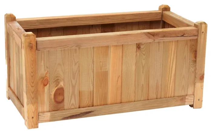 Fioriera da Giardino in Legno 80x40x40 cm Bauer