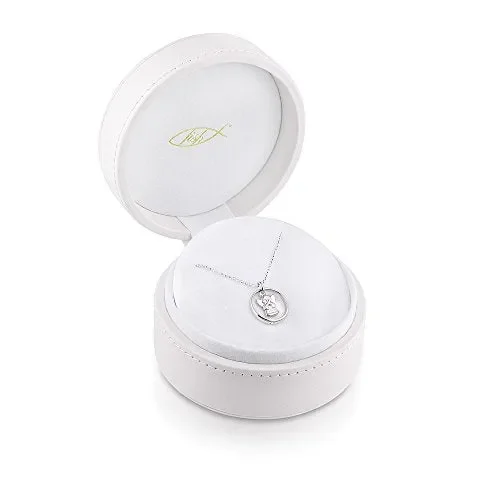 fish Bimba Bimbo Collana Argento Vero Ciondolo Angelo Custode Anello per… - immagine 2