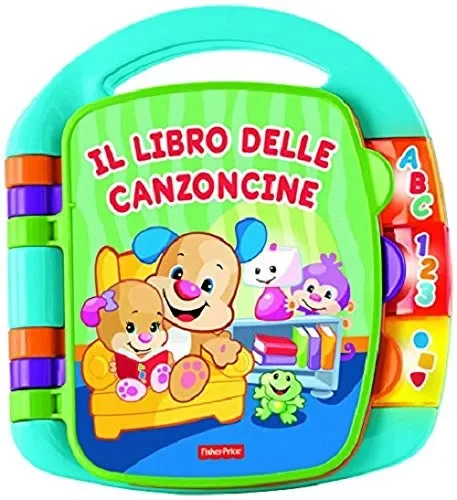 Fisher Price- Libro delle Canzoncine Ridi e Impara, Libricino per Bambini…