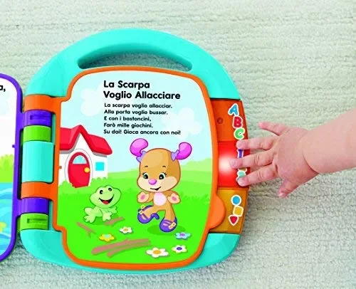 Fisher Price- Libro delle Canzoncine Ridi e Impara, Libricino per Bambini… - immagine 3