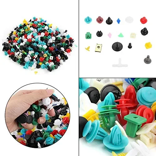 Fissaggio per Paraurti, 500Pcs Clip di Ritegno Porta Auto Universale - immagine 3