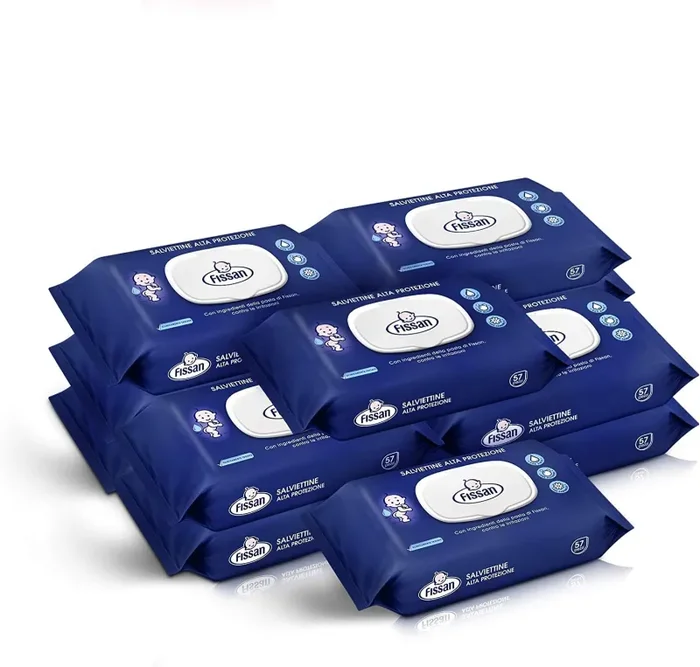 Fissan Baby Salviettine Delicate Megapack da 780 Salviette, 12 Confezioni da 65 Salviette