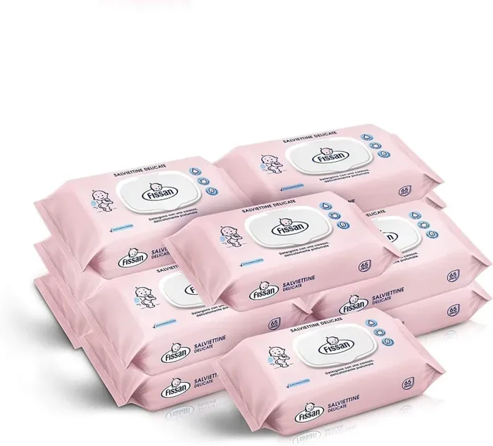Fissan Baby Salviettine Delicate Megapack da 780 Salviette, 12 Confezioni da 65 Salviette - immagine 3