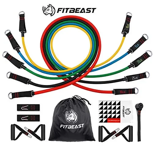 FitBeast Bande Elastici Fitness, Fasce per Allenamento Elastico Fitness Fino… Sconti