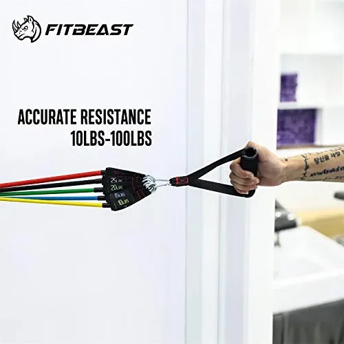 FitBeast Bande Elastici Fitness, Fasce per Allenamento Elastico Fitness Fino… Sconti - immagine 3