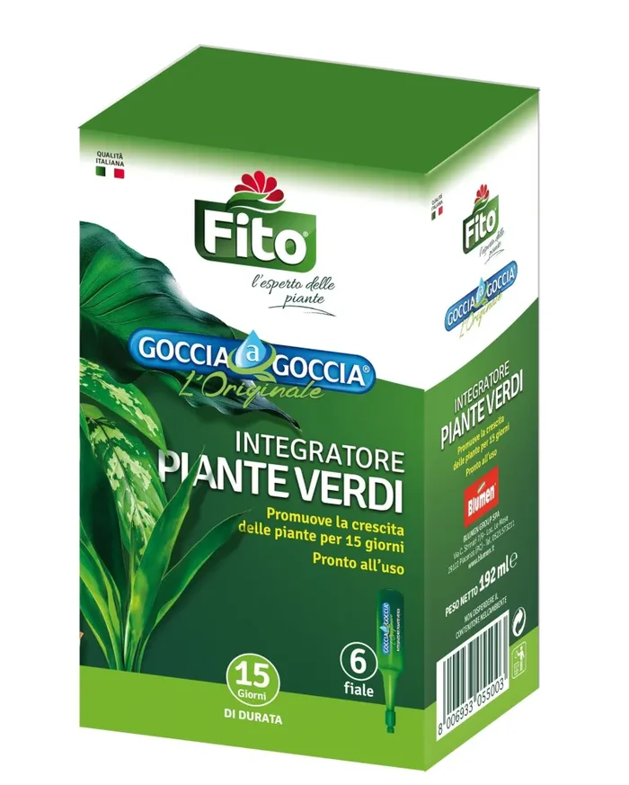 Fito X100401 Goccia Piante Verdi, Verde, 8.1×5.6×14 cm cm, Verde